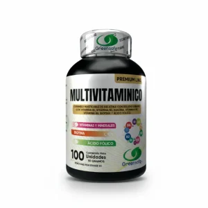 multivitamínico 100 unidades vitamins y minerales greensofg invima